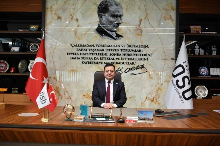 Kayseri OSB Başkanı Yalçın: “İhracatımızdaki artış sevindiricidir”
