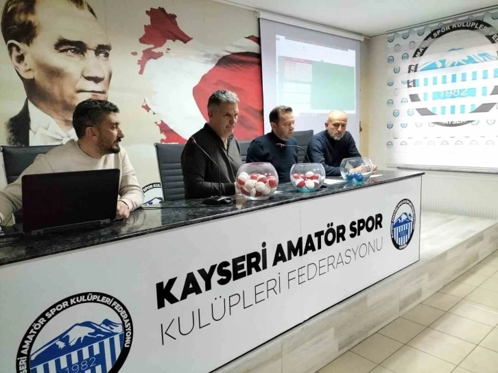 Kayseri U17 Ligi fikstür çekimi yapıldı
