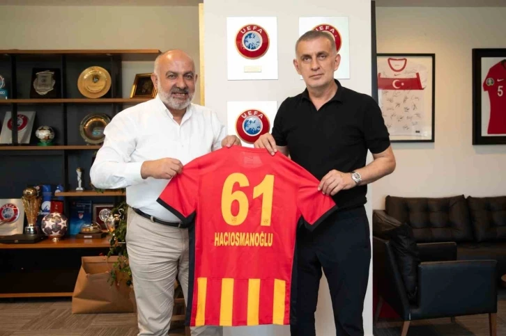 Kayserispor Başkanı Ali Çamlı’dan TFF’ye ziyaret
