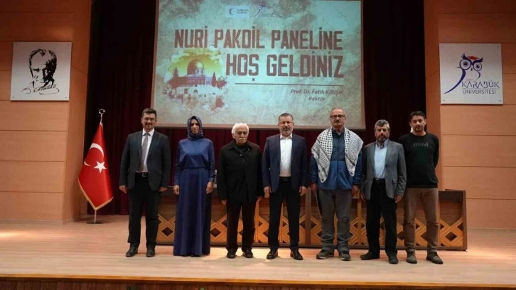 KBÜ’de Kudüs Şairi ‘Nuri Pakdil’ paneli gerçekleştirildi
