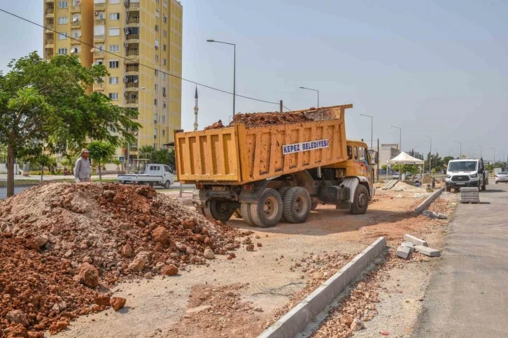 Kepez’den caddelere şehir estetiği
