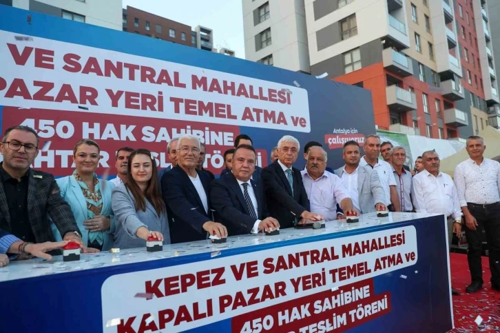 Kepez ve Santral Mahallesi’nde çifte mutluluk
