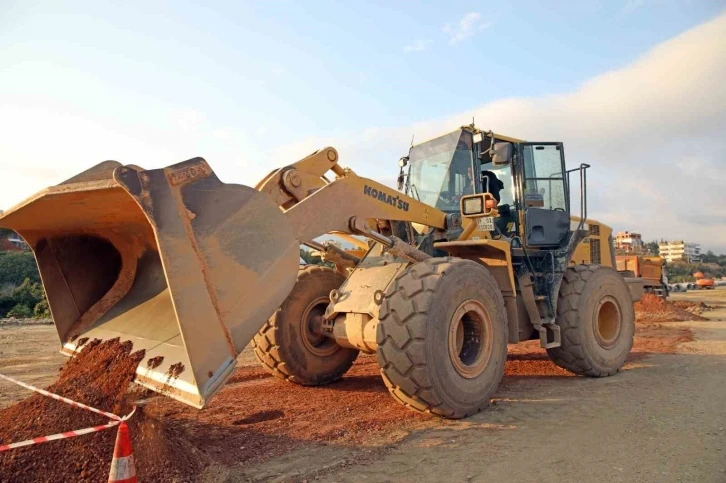 Kestel Yeni Üniversite Yolu’nda kaldırım çalışması başlatıldı