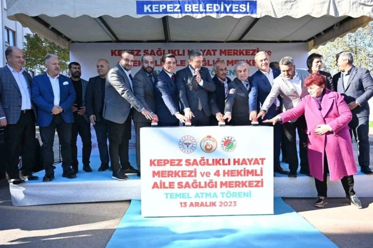 KETEM’in de hizmet vereceği Sağlıklı Hayat Merkezi ve 4 hekimli Aile Sağlığı Merkezi temeli törenle atıldı
