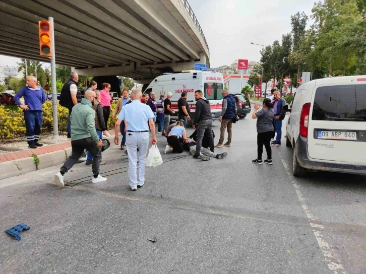 Kırmızı ışık ihlali yapan sürücü kazaya neden oldu
