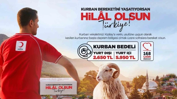 Kızılay kurban vekaleti bedellerini açıkladı
