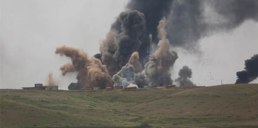 Suriye'ye ağır bombardıman! Türk jetleri...