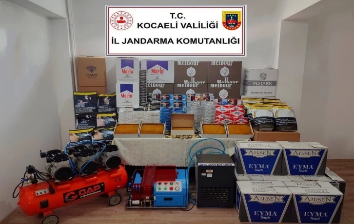 Kocaeli’de 333 bin 400 makaron ele geçirildi