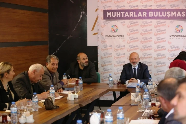 Kocasinanlı Muhtarlar: "Hizmetlerle mahallede eksik kalmadı"
