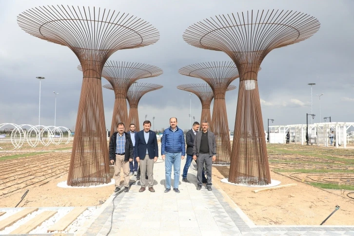 Konya’nın güzelliğine güzellik katacak Karatay Gül Bahçesi’nde sona doğru
