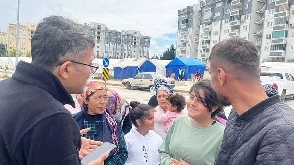 Koordinatör Vali Ali Çelik, depremzedelerin yanında; Hatay’daki çalışmaları bizzat denetledi
