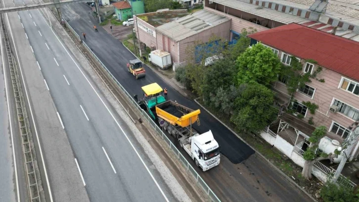 Körfez’de bozulan yollara anında müdahale
