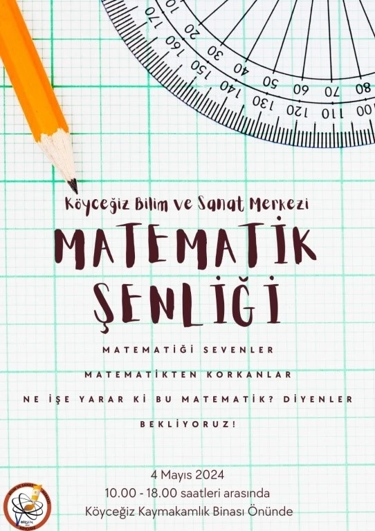 Köyceğiz Bilim ve Sanat Merkezi Matematik Şenliği başvuruları başladı
