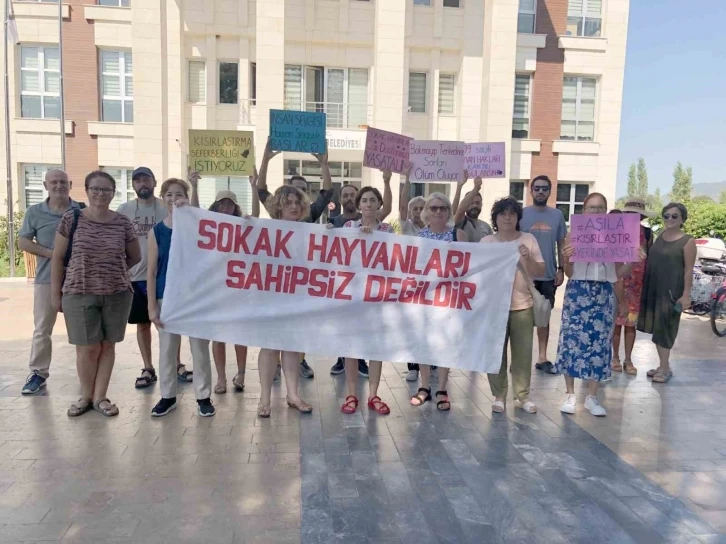 Köyceğiz’de sokak hayvanları için yürüdüler
