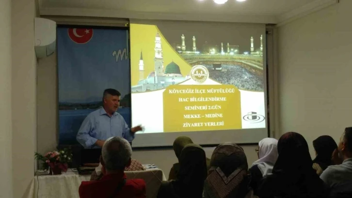 Köyceğizli hacı adaylarına aşı yapıldı
