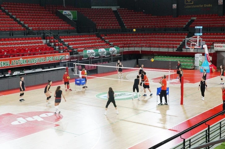 KSK Voleybol, Çanakkale Belediyespor maçının hazırlıklarına devam ediyor