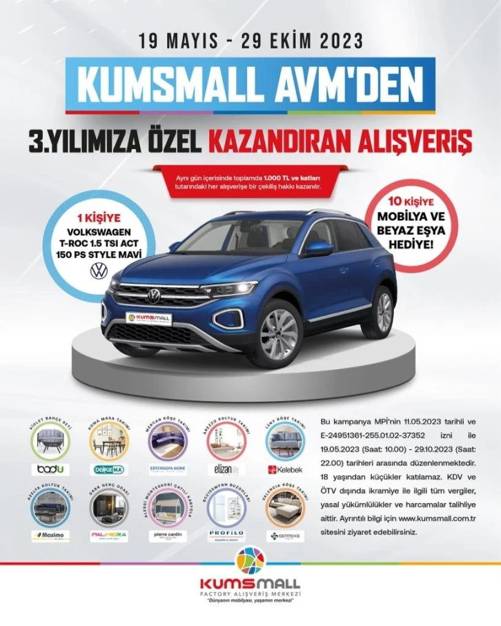 KUMSmall AVM’den ayağınızı yerden kesecek kampanya
