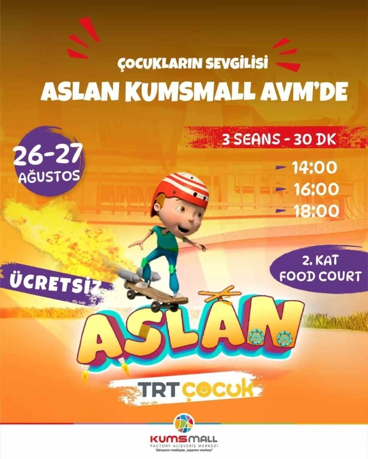 KUMSMALL AVM’ye aslan geliyor
