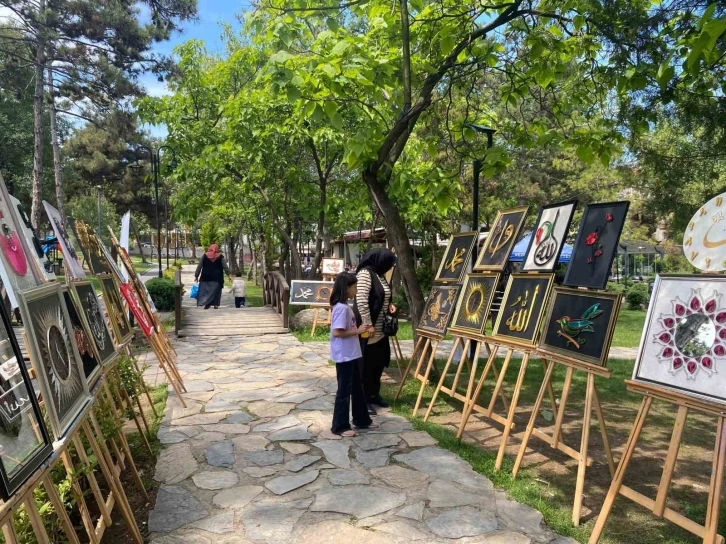 Kursiyerlerin el emekleri görücüye çıktı
