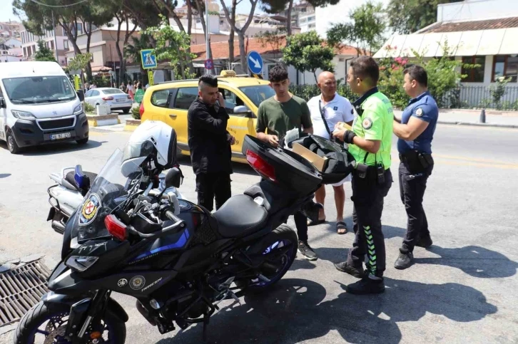 Kuşadası’nda kurallara uymayan motosiklet sürücülerine rekor ceza
