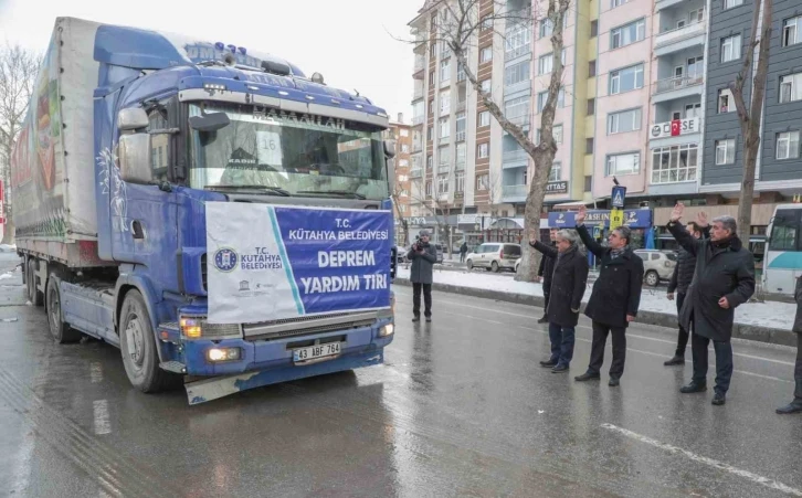 Kütahya Belediyesi 16. tırı uğurlandı
