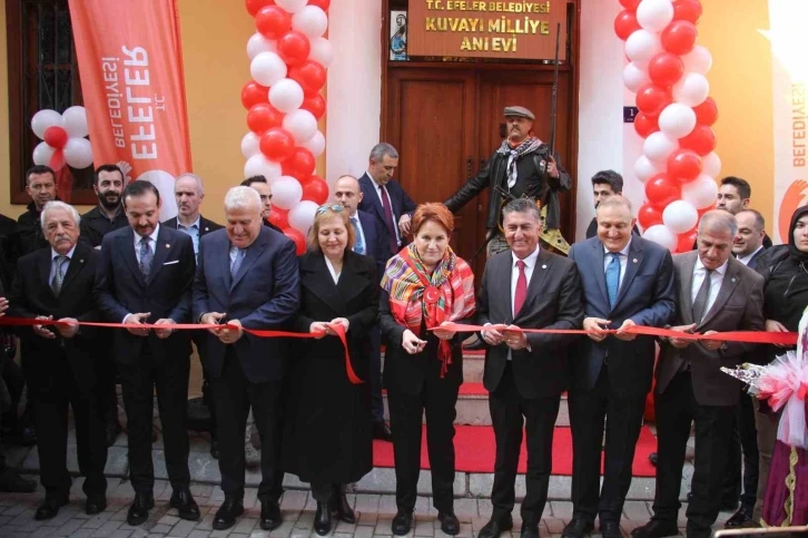 Kuvayi Milliye Anı Evi’nin açılışını İYİ Parti Genel Başkanı Akşener yaptı
