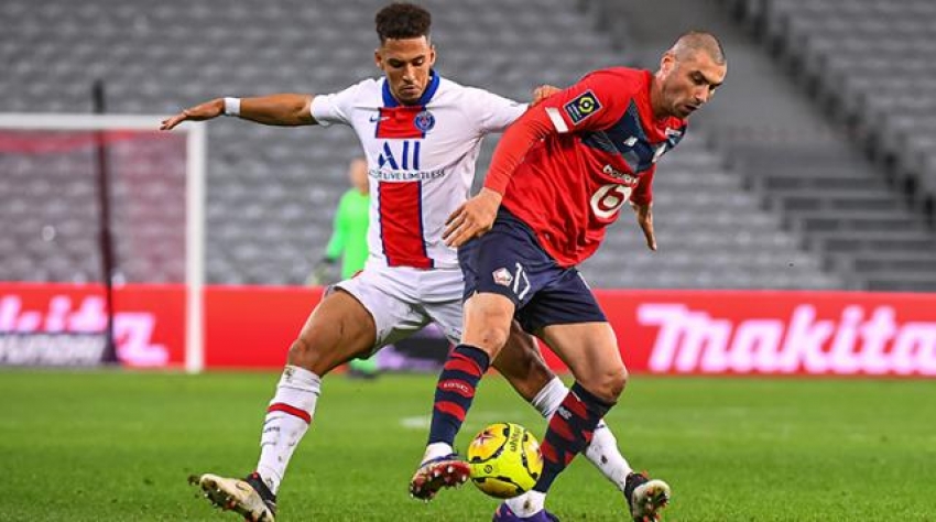 Ligue 1'de Lille, PSG ile berabere kalarak liderliğini sürdürdü