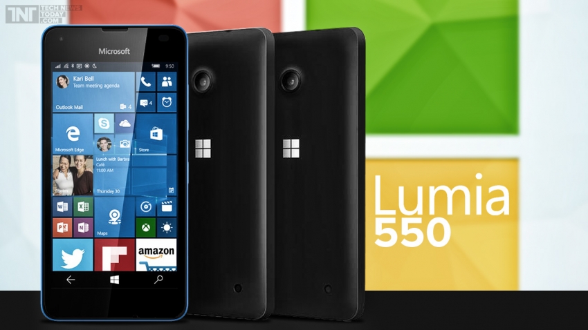 Mikrosoft'un akıllı telefonu Lumia 550 satışta