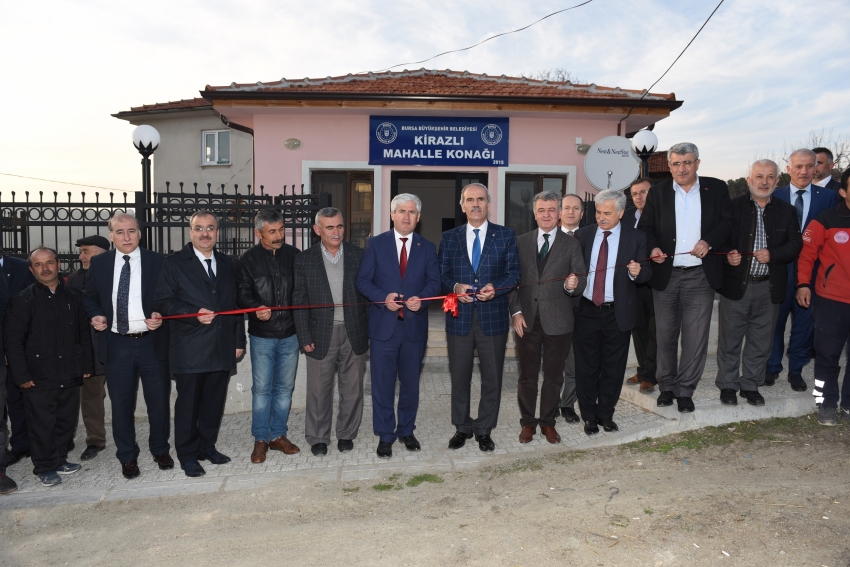 Bursa'da mahalle konaklarıyla hizmet kalitesi artıyor