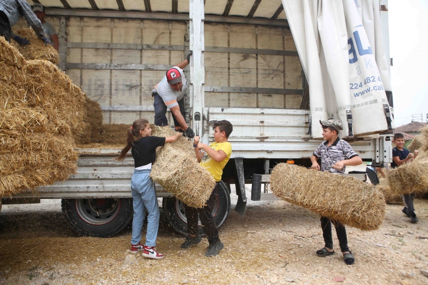 Nilüferli çiftçilerden Manavgat’a anlamlı yardım