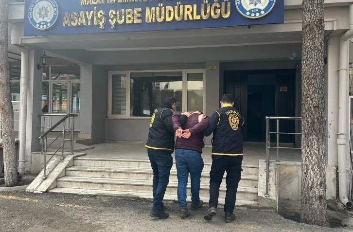 Malatya’da, 46 yıl hapis cezası bulanan hükümlü yakalandı
