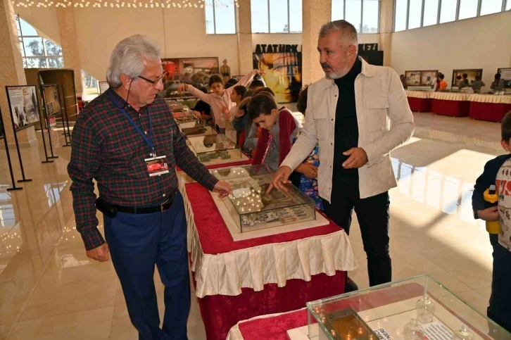 Manavgat’ta gezici Çanakkale müzesine yoğun ilgi
