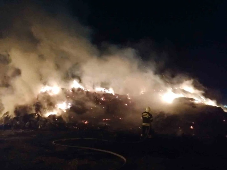 Manisa’da 15 bin balya saman kül oldu
