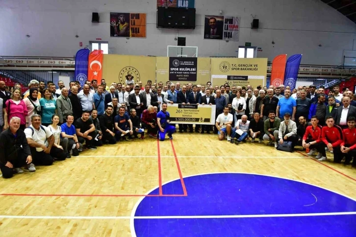 Manisa’da 261 spor kulübüne 5 milyon 505 bin TL destek
