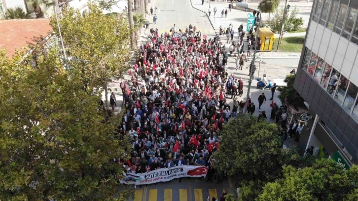 Manisa’da Filistin’e destek gösterisi
