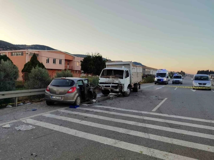 Manisa’da kaza: 1 ölü 3 yaralı
