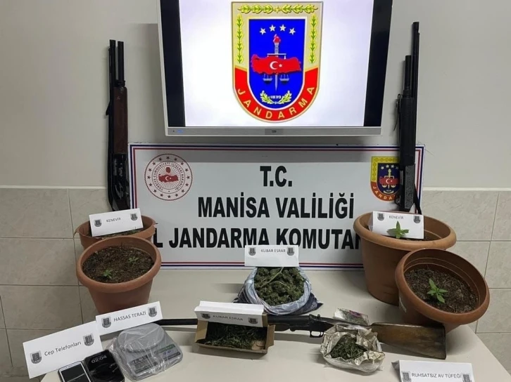 Manisa’da uyuşturucu operasyonu: 2 gözaltı
