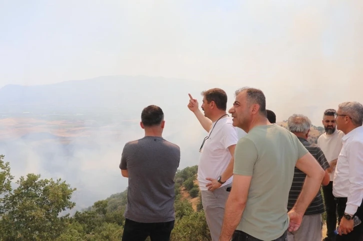 Manisa’daki yangında 5 bin dönümlük alan küle döndü
