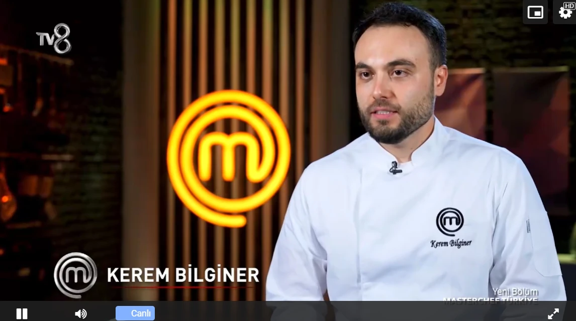 MasterChef'de son beşe kalan Kerem beyaz önlüğü ilk giyen yarışmacı oldu