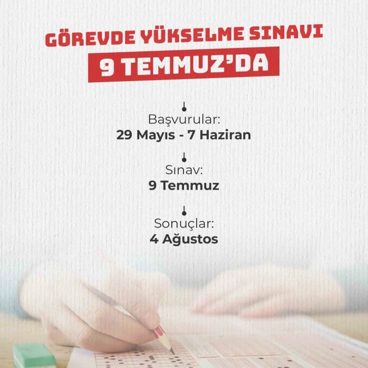 MEB’de görevde yükselme sınavı, 9 Temmuz’da yapılacak
