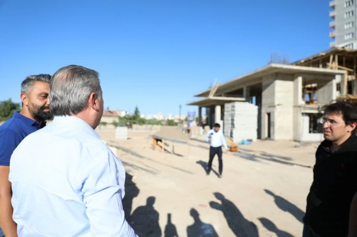 Melikgazi Belediyesi, Adem Tanç Camii’nin yapımına devam ediyor
