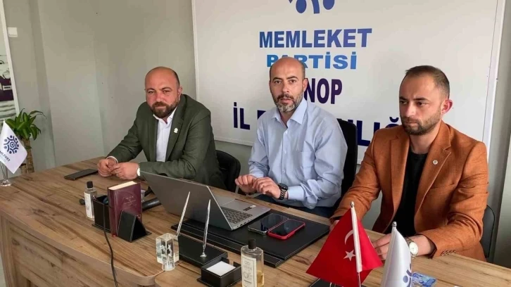 Memleket Partisi Sinop İl Teşkilatı toplu istifa etti