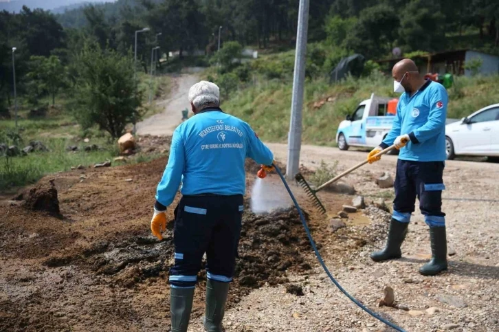 Merkezefendi’de tüm mahalleler ilaçlanıyor
