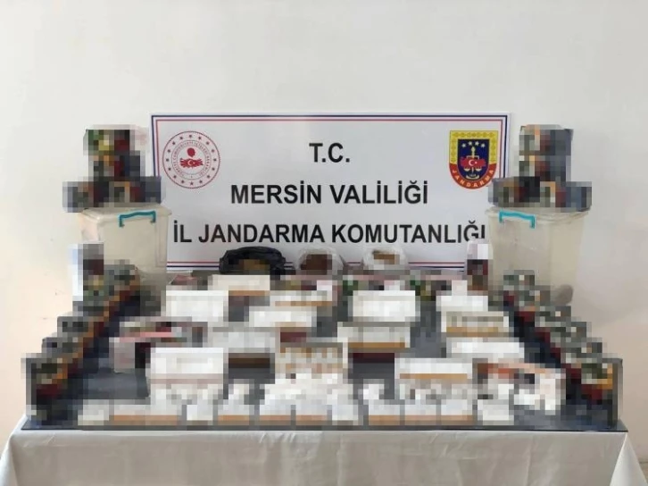 Mersin’de 11 bin kaçak makaron ele geçirildi
