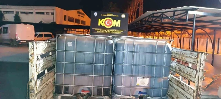 Mersin’de 5 bin 450 litre kaçak akaryakıt ele geçirildi
