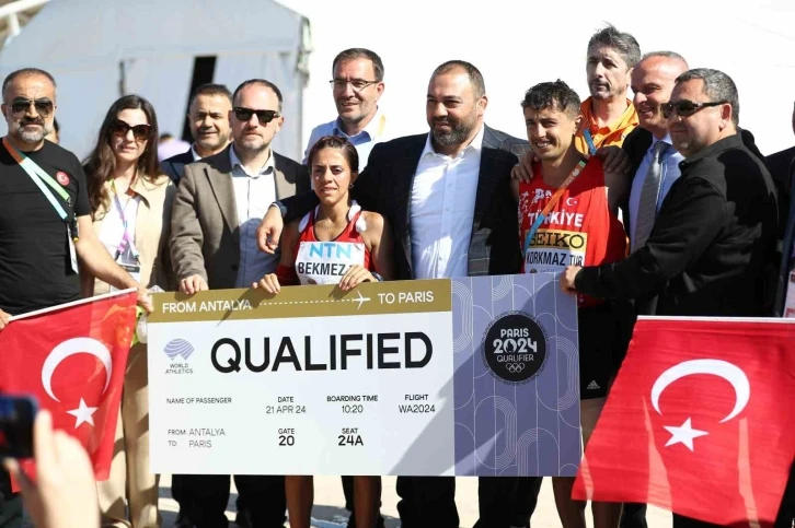 Milli atletler, karışık bayrak maraton yarışında Paris 2024’e kota aldı