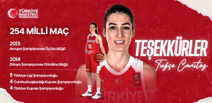 Milli basketbolcu Tuğçe Canıtez, kariyerini noktaladığını açıkladı
