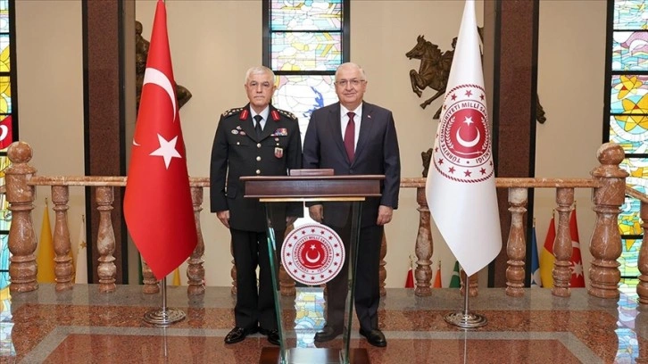 Milli Savunma Bakanı Güler, Jandarma Genel Komutanı Orgeneral Çetin'i kabul etti