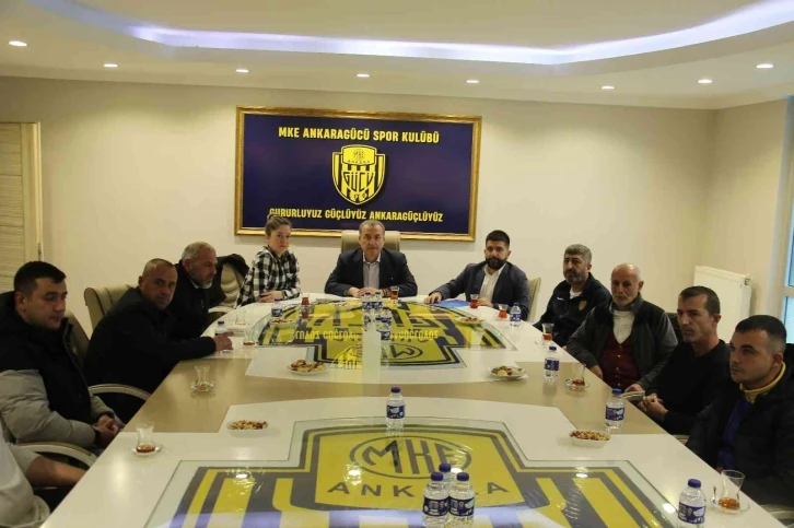 MKE Ankaragücü, tesislerde taraftar gruplarını ağırladı
