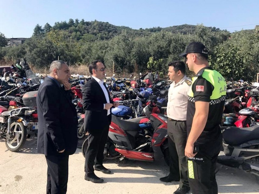 Mudanya’da çevreye rahatsızlık veren motorlar toplanıyor